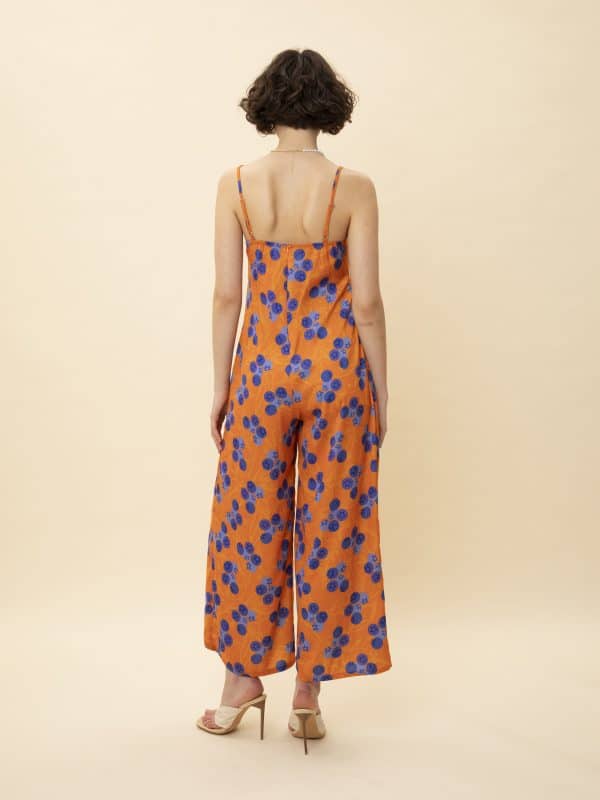 Bustier Jumpsuit (Blueberries) stellarstore.gr Stellar