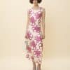 Tourterelle floral Dress stellarstore.gr Stellar