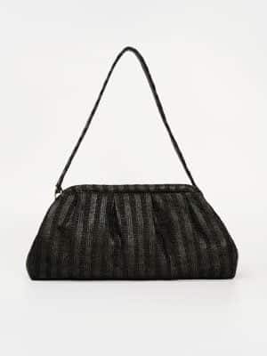 Dimi Bag Raffia Black stellarstore.gr Stellar