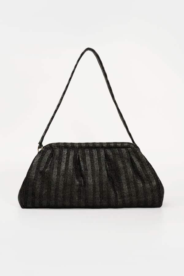 Dimi Bag Raffia Black stellarstore.gr Stellar