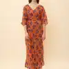 TIERED MAXI DRESS FRAGKOSYKA stellarstore.gr Stellar