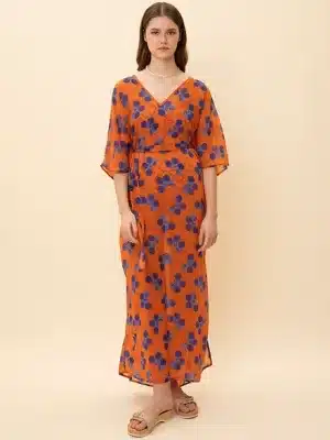 KAFTAN DRESS BLUEBERRIES stellarstore.gr Stellar