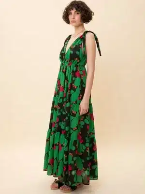 TIERED MAXI DRESS FRAGKOSYKA stellarstore.gr Stellar