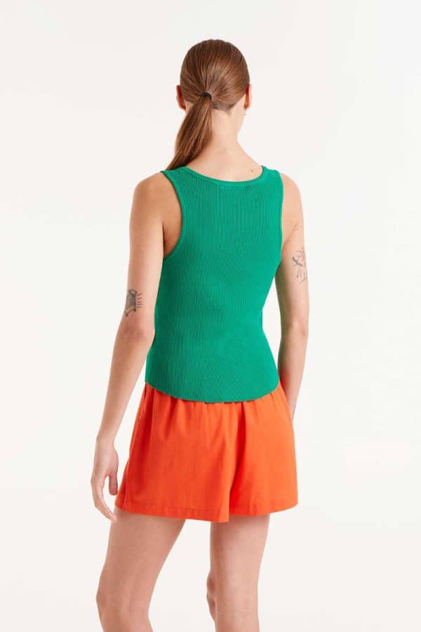 Button knit top Green stellarstore.gr Stellar
