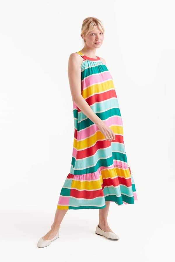 Long dress Color wave stellarstore.gr Stellar