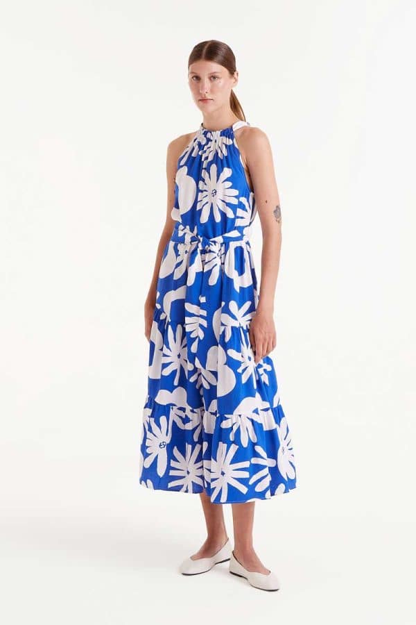Midi Dress Bluet stellarstore.gr Stellar