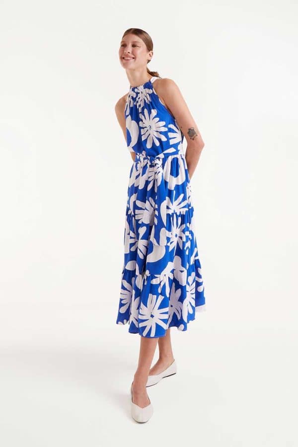 Midi Dress Bluet stellarstore.gr Stellar