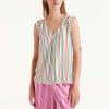 Striped Vest Pink stellarstore.gr Stellar
