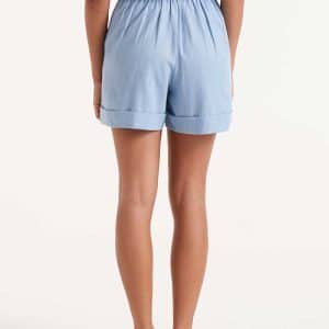 Denim effect shorts stellarstore.gr Stellar