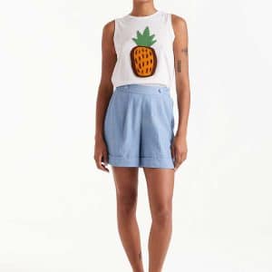 Denim effect shorts stellarstore.gr Stellar