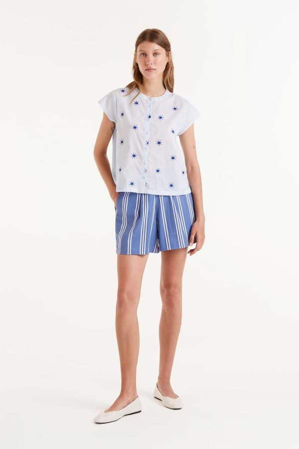 Mao shirt blue stellarstore.gr Stellar