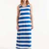 Red Striped sleeveless top stellarstore.gr Stellar