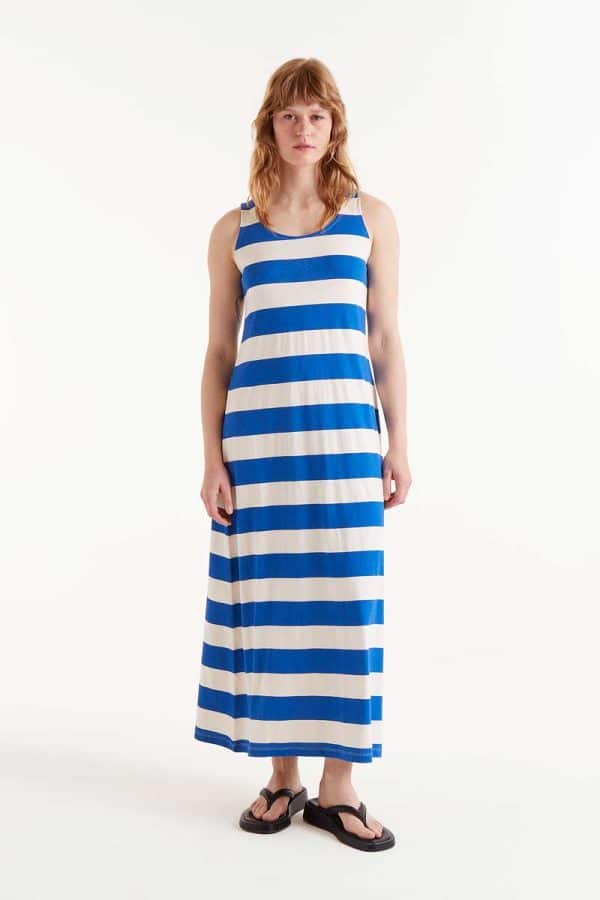 Sailor Blue Long Dress stellarstore.gr Stellar