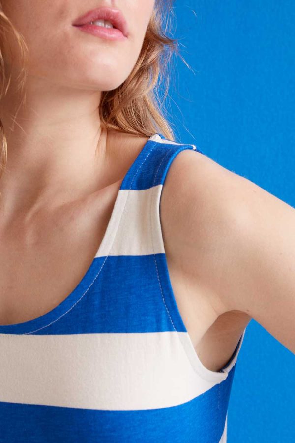 Sailor Blue Long Dress stellarstore.gr Stellar