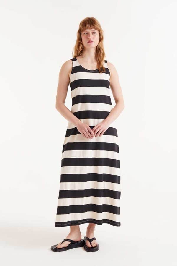 Sailor Black Long Dress stellarstore.gr Stellar