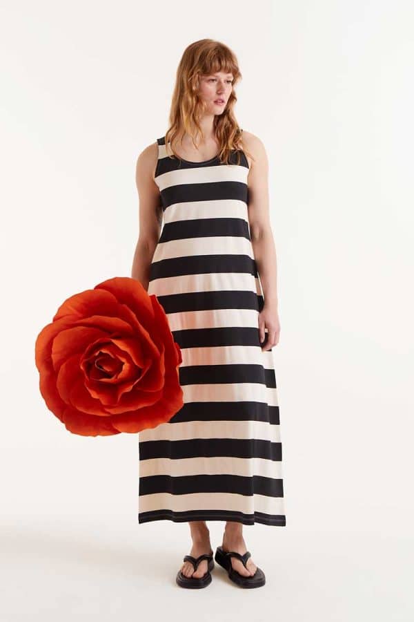 Sailor Black Long Dress stellarstore.gr Stellar