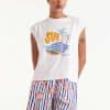 Summer Print Sleeveless Shirt stellarstore.gr Stellar