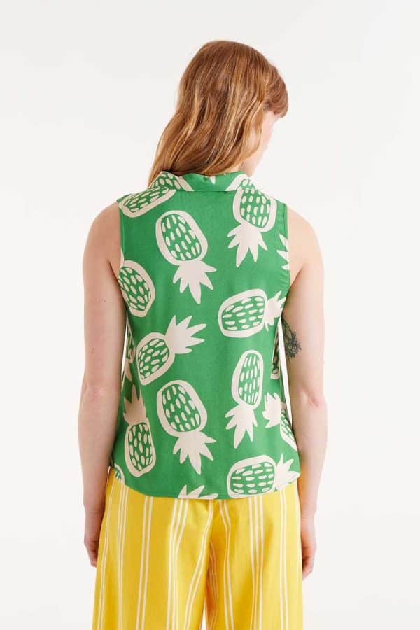 Sleeveless Shirt Pineapple stellarstore.gr Stellar
