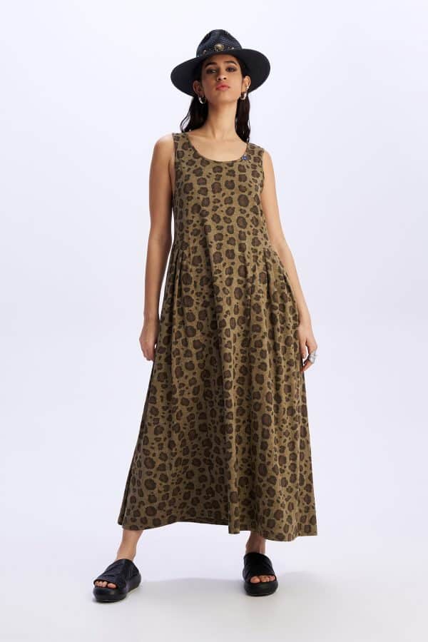 Maxi Leopard Dress Space Cowgirl stellarstore.gr Stellar