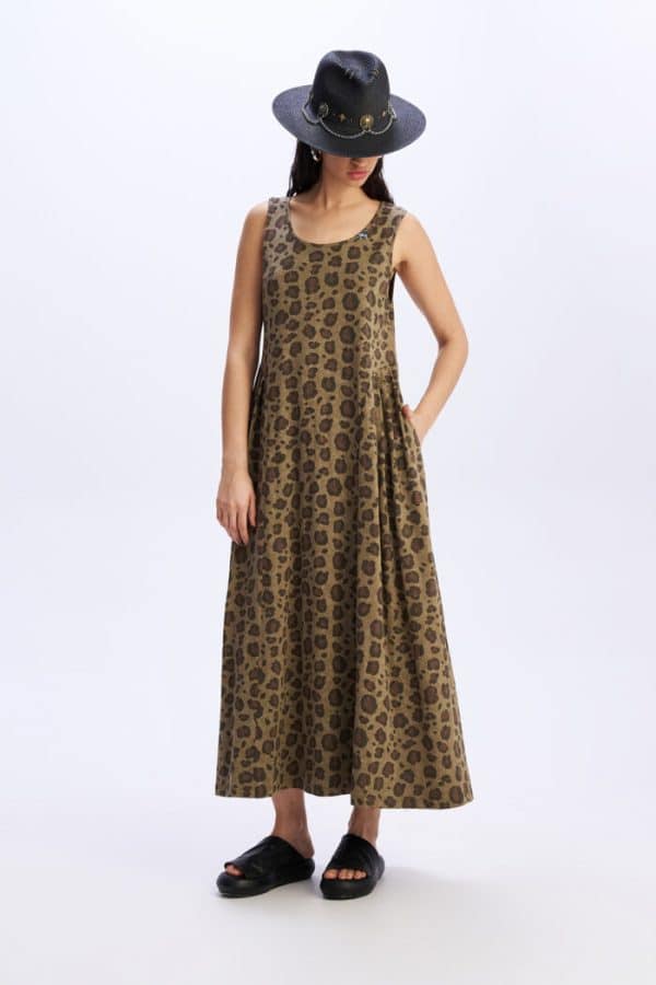 Maxi Leopard Dress Space Cowgirl stellarstore.gr Stellar