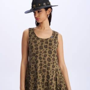 Maxi Leopard Dress Space Cowgirl stellarstore.gr Stellar