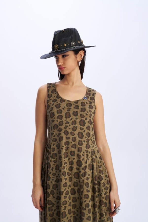Maxi Leopard Dress Space Cowgirl stellarstore.gr Stellar