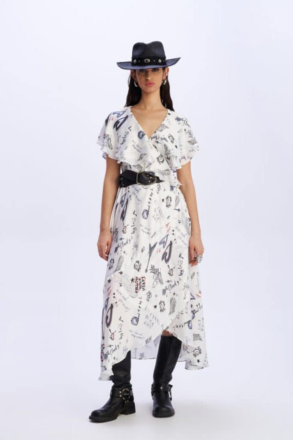 Maxi Wrap Dress Atittude stellarstore.gr Stellar