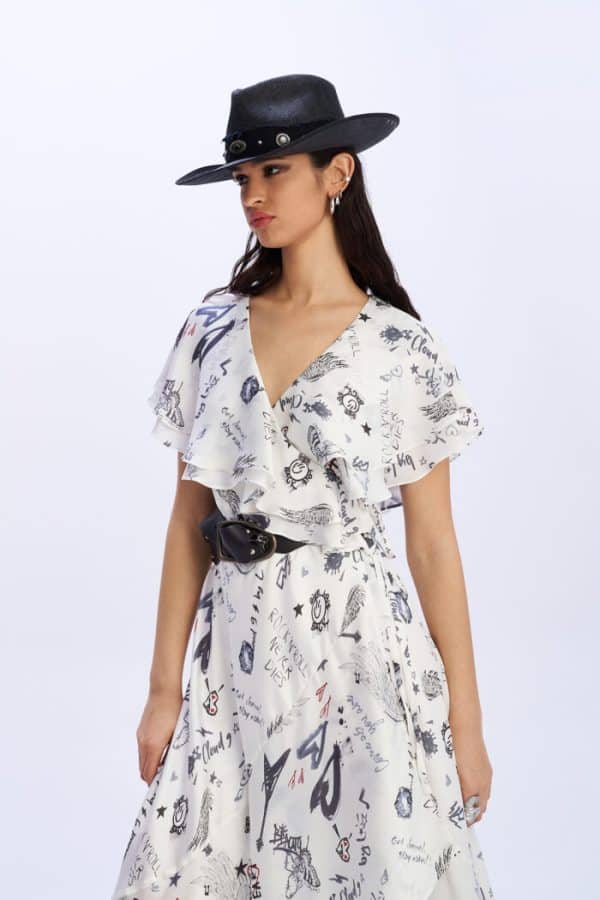 Maxi Wrap Dress Atittude stellarstore.gr Stellar