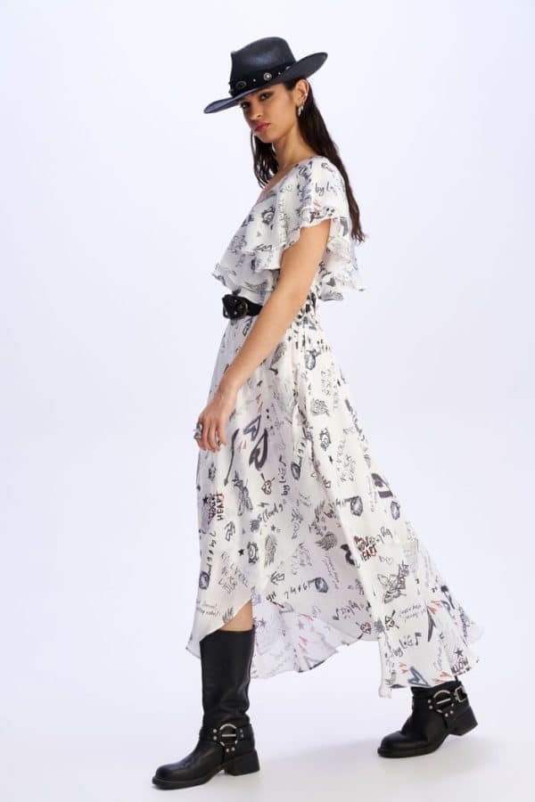 Maxi Wrap Dress Atittude stellarstore.gr Stellar