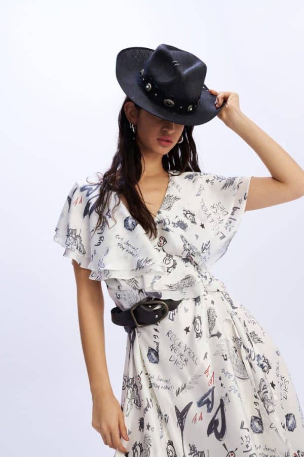 Maxi Wrap Dress Atittude stellarstore.gr Stellar
