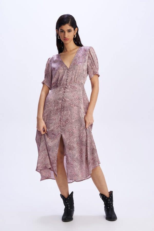 Midi Dress Benediction Pink stellarstore.gr Stellar