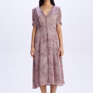 Midi Dress Benediction Pink stellarstore.gr Stellar