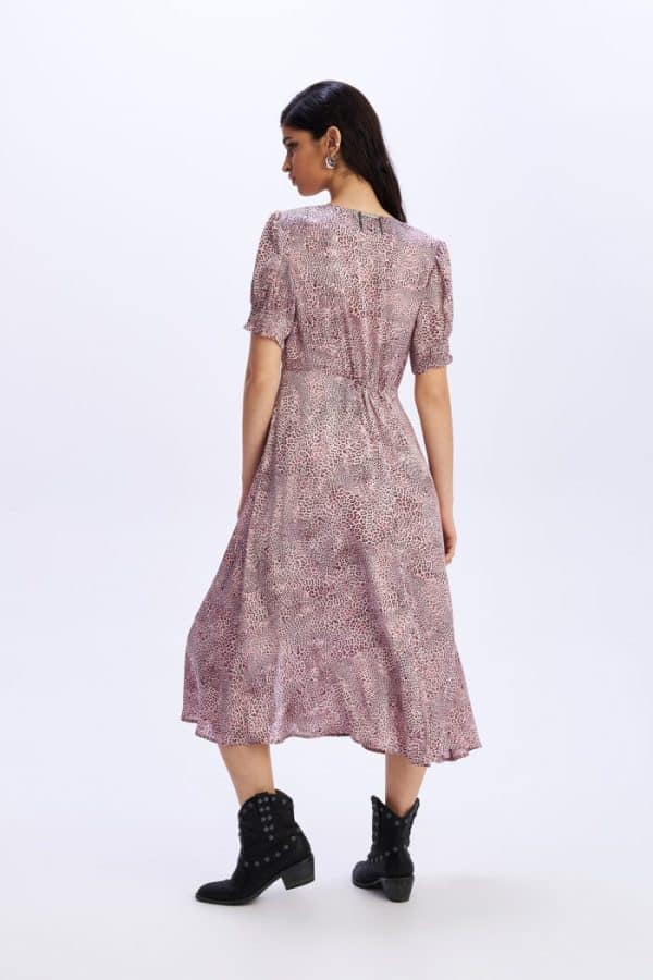 Midi Dress Benediction Pink stellarstore.gr Stellar