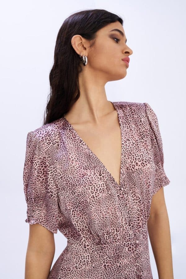 Midi Dress Benediction Pink stellarstore.gr Stellar