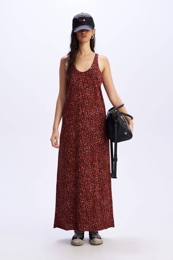 Maxi Leopard dress Magnolia stellarstore.gr Stellar