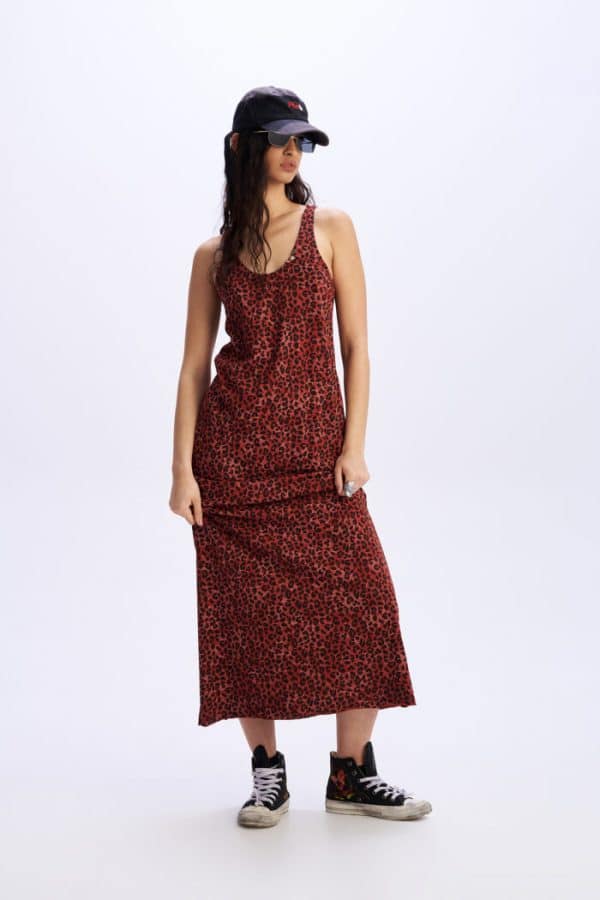 Maxi Leopard dress Magnolia stellarstore.gr Stellar