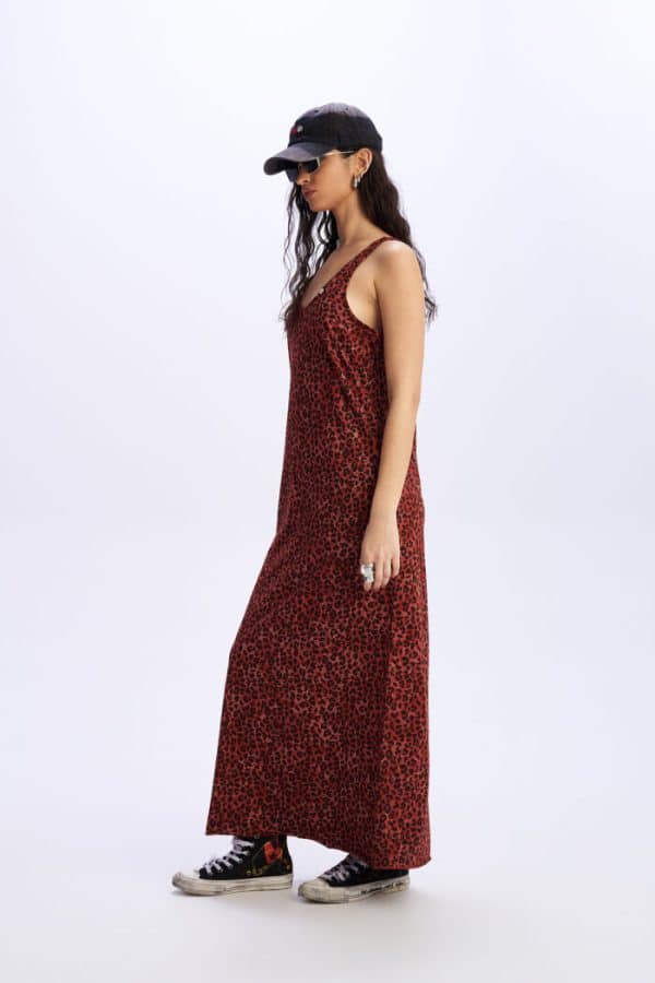Maxi Leopard dress Magnolia stellarstore.gr Stellar