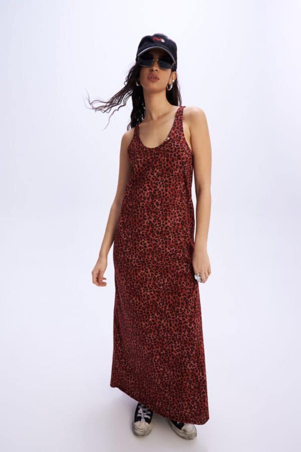 Maxi Leopard dress Magnolia stellarstore.gr Stellar
