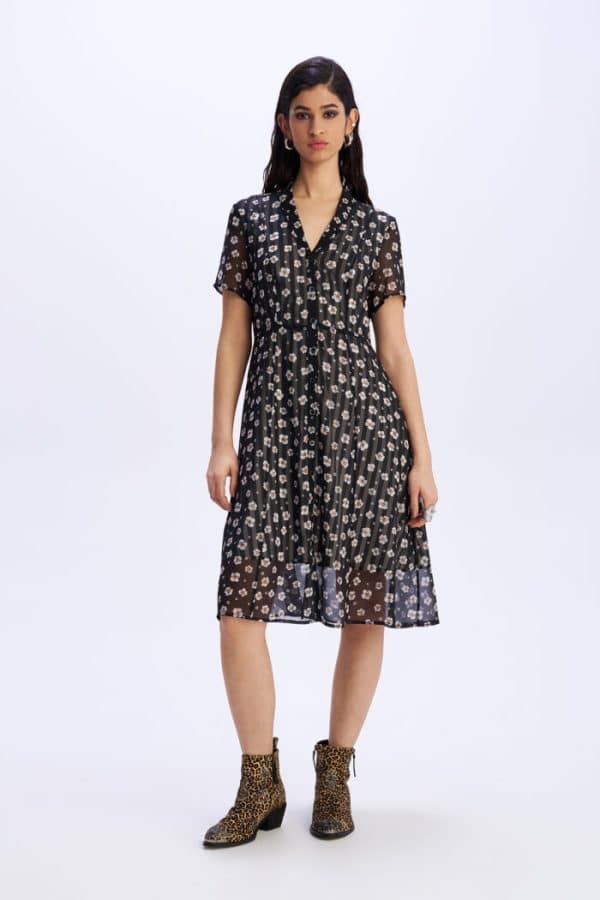 Midi Floral Dress stellarstore.gr Stellar