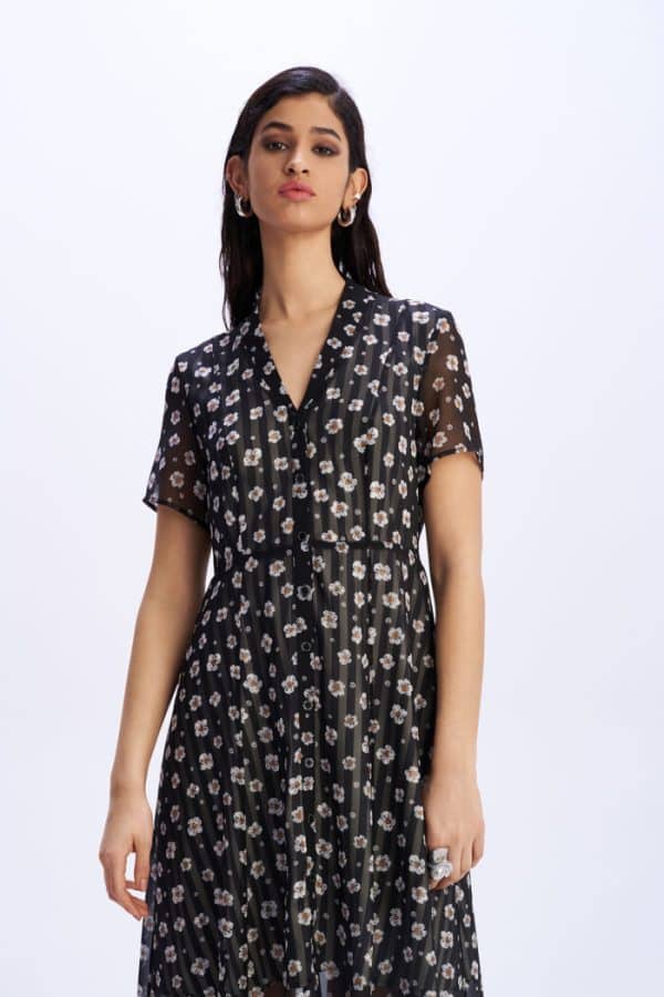 Midi Floral Dress stellarstore.gr Stellar