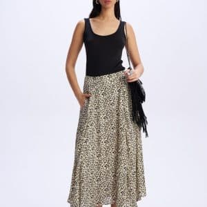 Leopard Maxi Skirt Escapade stellarstore.gr Stellar