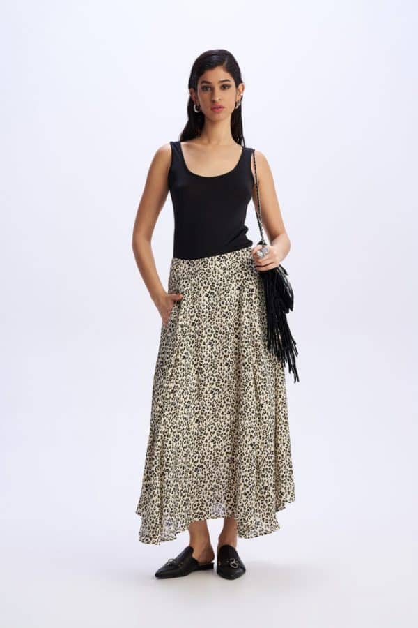 Leopard Maxi Skirt Escapade stellarstore.gr Stellar