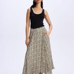 Leopard Maxi Skirt Escapade