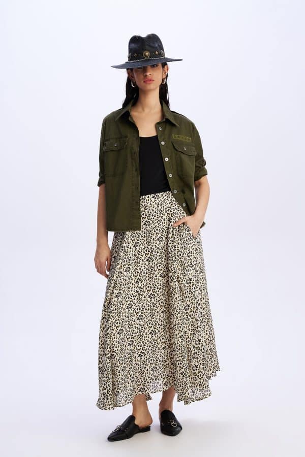 Leopard Maxi Skirt Escapade stellarstore.gr Stellar