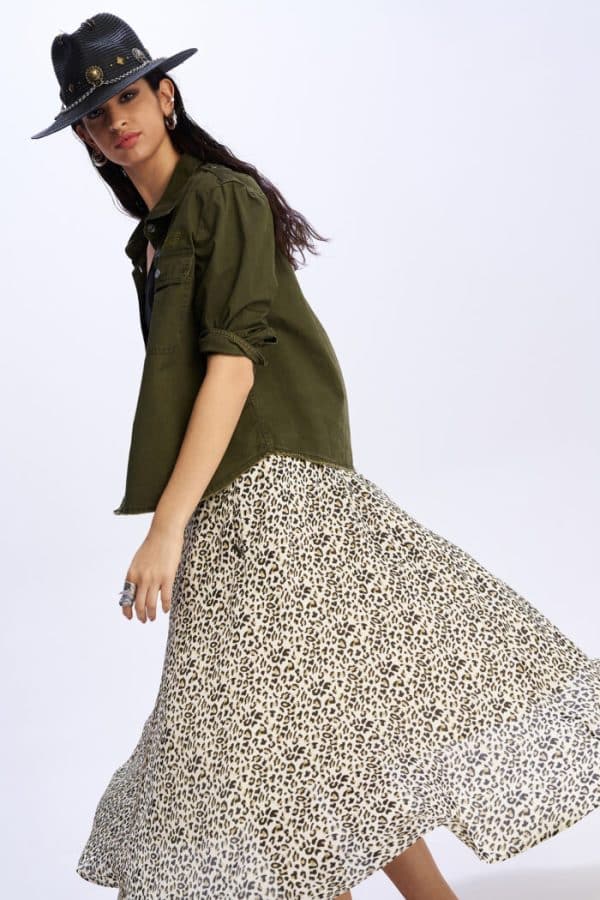 Leopard Maxi Skirt Escapade stellarstore.gr Stellar