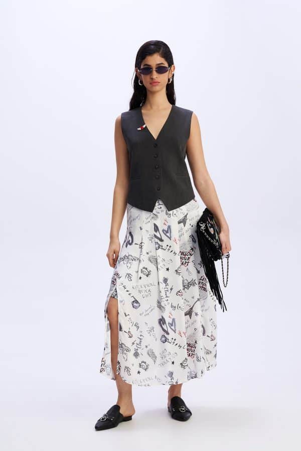 Midi Skirt Echo stellarstore.gr Stellar