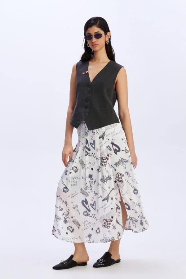 Midi Skirt Echo stellarstore.gr Stellar