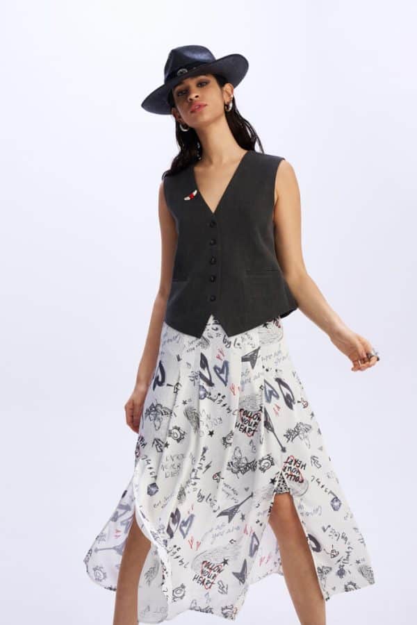 Midi Skirt Echo stellarstore.gr Stellar
