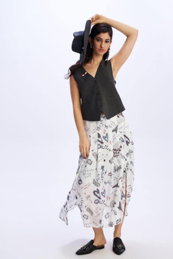 Midi Skirt Echo stellarstore.gr Stellar