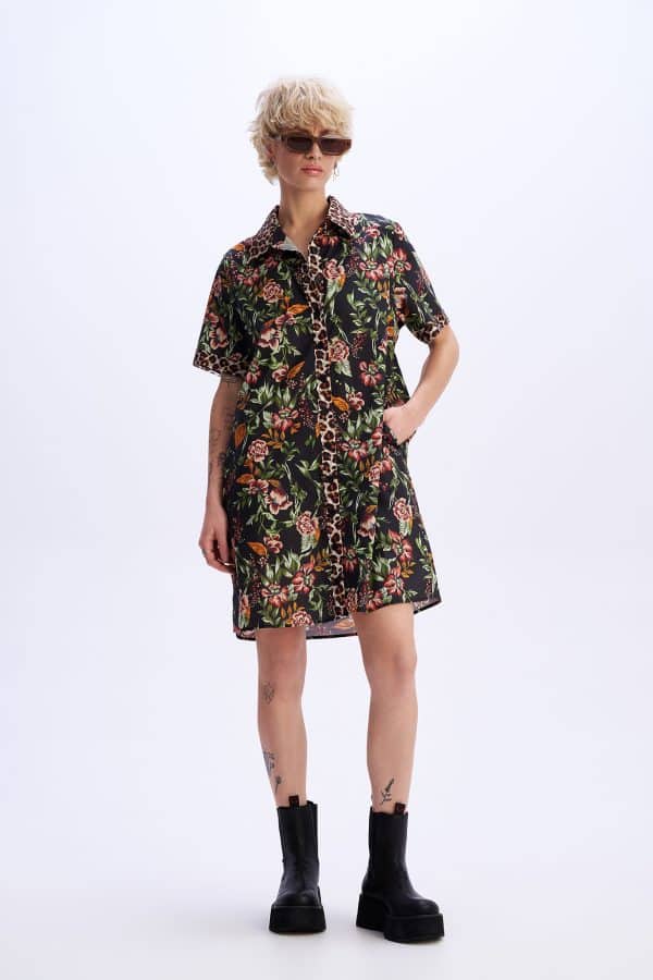 Midi Shirtdress Mystic Dawn stellarstore.gr Stellar